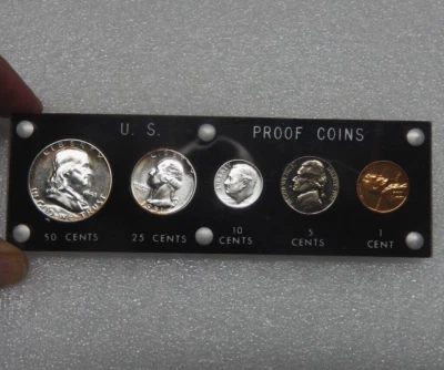 1951 United States Mint Proof (5) Coin Set SEALED Capitol Holder - Image 1 of 2