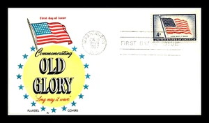 1094 4c Stamp (1957) THE 48 STARS U. S. FLAG FDC BY CAPTAIN HERMAN FLUEGEL - Picture 1 of 1