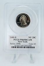 2001-S PCGS PR69DCAM New York State Quarter Proof 25C