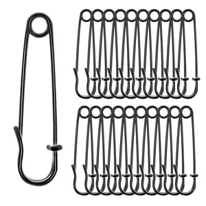 20 Pcs Large Safety Pins for Clothes, 2 Inch Heavy Duty Safety Pins for Thick - Picture 1 of 7