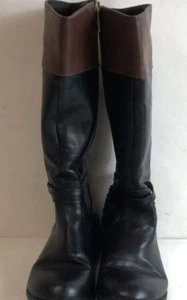 Stivali equitazione donna Michael Kors nero marrone taglia 5 - Foto 1 di 5