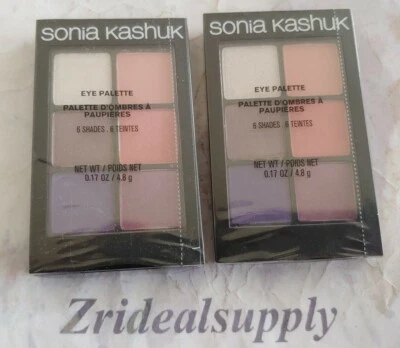 Sonia Kashuk 6 Shades Color Eye Palette Fresh Bloom 12 Eye Shadow Sealed 2PACK - Image 1 of 2