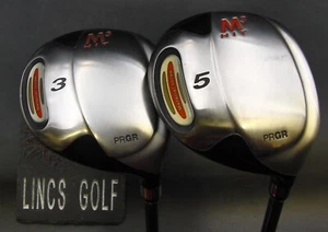 Set of 2 PRGR M3 Hit 3 & 5 Woods Regular Graphite Shafts PRGR Grips - Picture 1 of 6
