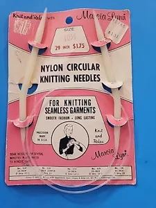 Vintage Marcia Lynn Nylon Circular Knitting Needle Size 10.5- 29" - Picture 1 of 1