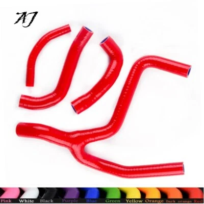 Manguera de radiador de silicona roja para Suzuki RMZ250 RMZ 250 2013-2018 2014 2015 2016 Foto 1 de 4
