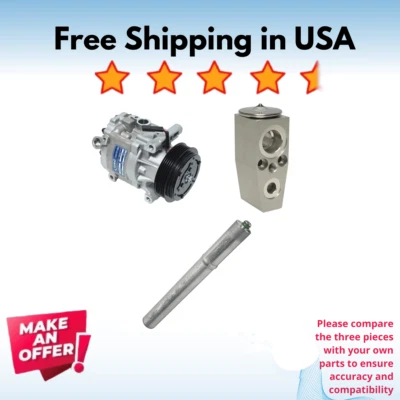 Kit Compresor A/C Fit Fiat 500 2014-2019 Foto 1 de 4