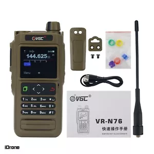VR-N76 Walkie Talkie UV Dualband Wasserdicht Outdoor Radio Bluetooth GPS Position - Bild 1 von 8