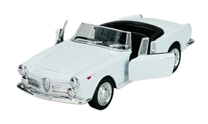 WELLY OLD TIMER 1960 ALFA ROMEO SPIDER 2600 WHITE 1:34 DIE CAST METAL MODEL NEW - Picture 1 of 6