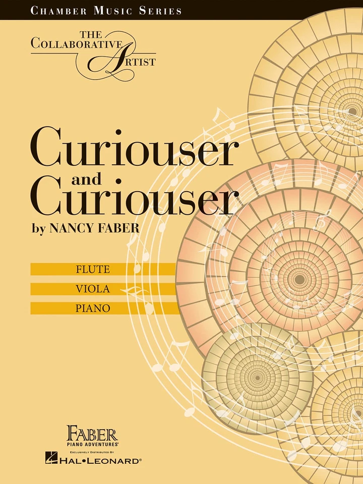 Curiouser & Curiouser Chamber Trio Flute Viola Piano Sheet Music Faber Book - Image 1 of 1