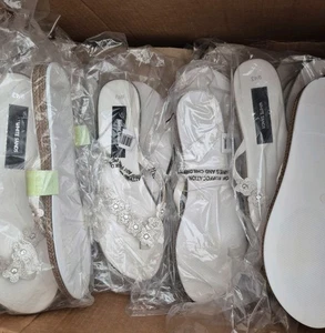 Konvolut Damen Flip Flops x 12 Paar verschiedene Größen - Bild 1 von 6