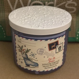 Bath & Body Works NEU 3-Docht Let it Snow Kerze 14,5oz Weihnachten 🎄 2025 - Bild 1 von 5