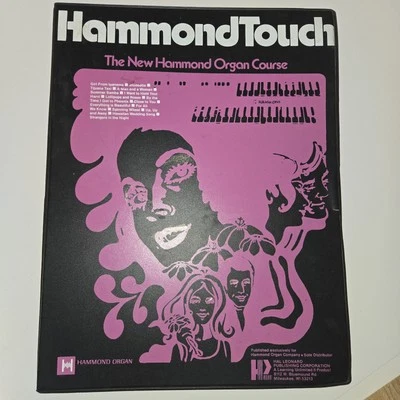1970s Hammond Touch Organ Case With Sheet Music HammondTouch #s 21-80 - Image 1 of 4