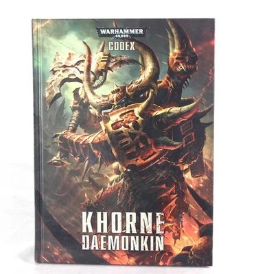 Warhammer 40k Chaos Space Marines Khorne Daemonkin Codex Hardback 7th Ed OOP - Image 1 of 4
