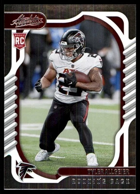 Tyler Allgeier 2022 Panini Absolute #198 Falcons NFL READ FREE SHIP AutographDen - Image 1 of 2