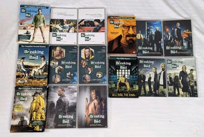 Breaking Bad DVD TV Drama Series Seasons 1 2 3 4 5  Bryan Cranston Aaron Paul - Image 1 of 4