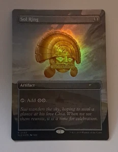 Sol Ring Borderless FOIL NM/M Secret Lair Nuestra Magia MTG Magic the Gathering - Picture 1 of 2