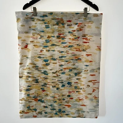 West Elm Green Organic Cotton Paint Palette Standard Pillow Shams 20x26 Set of 2 - Image 1 of 4