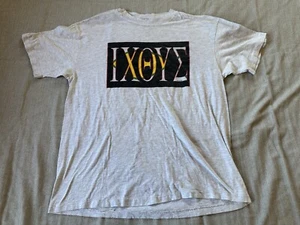 Vintage 90S Lily Rock Religious Jesus Christ God T Shirt Size L - Picture 1 of 15