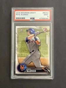 2016 Bowman Draft #BD92 Pete Alonso (RC) PSA9 - Bild 1 von 2