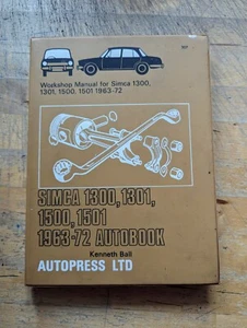 Simca 1300, 1301, 1500, & 1501 (1963-1972) Workshop Manual - Picture 1 of 7