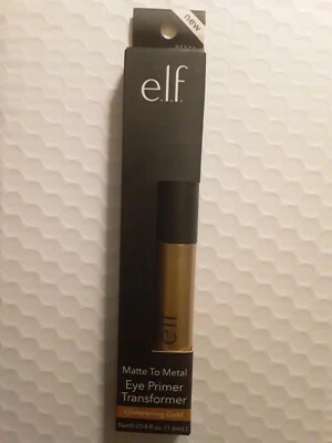 E.L.F. Matte to Metal Eye Primer Transformer - Glimmering Gold #81116 - Image 1 of 4