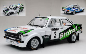 Model Car Rally Scale 1:18 SunStar Ford Escort Mkii Rs diecast Layout