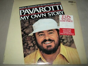 Luciano PAVAROTTI My Own Story MINTY SEALED Gatefold Double Vinyl 2 LP Best Of - Imagen 1 de 4
