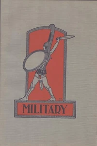 Vintage Art print - Original 1925 Graphic - “Military”  - Yearbook Art - Picture 1 of 1