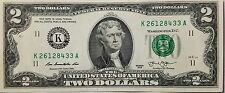 NEW-AMERICA, USA 2 Dollar ($2USD TWO DOLLAR Bill) Bill - NEW - NOT CIRCULATING