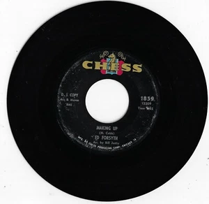 ED FORSYTH making up U.S. CHESS 45rpm -1859_1963 promo - Picture 1 of 1