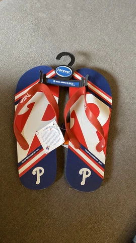 New Philadelphia Phillies MLB Unisex Big Logo Flip Flops Cover