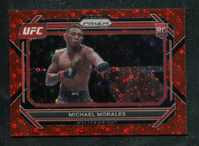 2023 Panini Prizm UFC Prizms Under Card Red #97 Michael Morales RC /99