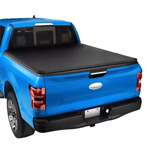 5.5' Short Bed Roll Up Soft Tonneau Cover For Ford F-150 2004-2014 - Picture 1 of 7
