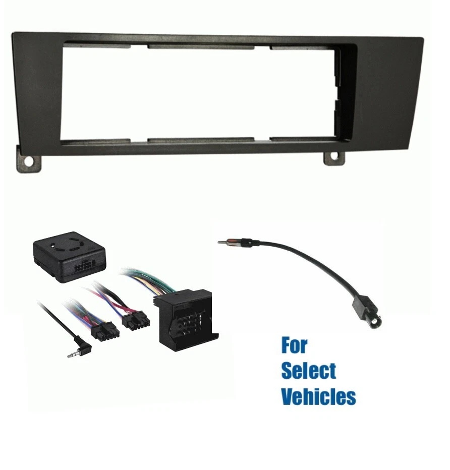 Kit de instalación de radio estéreo Din único coche combo 12V para algunos BMW Serie 1 y 3 Foto 1 de 1