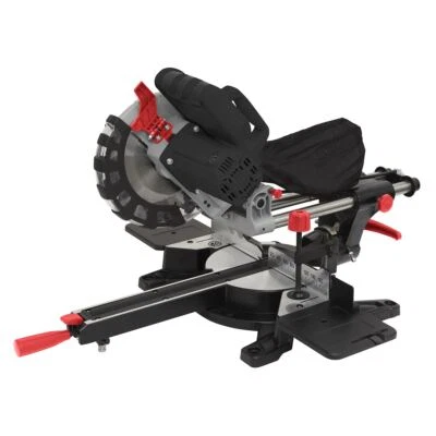 Sealey Sliding Compound Mitre Saw 216mm SMS216 - Image 1 of 2