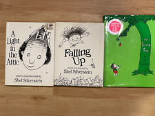 Lot of 3 Shel Silverstein BOOKs: A Light in the Attic, Giving Tree & Falling Up