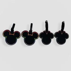 Etichette Bagaglio Topolino Minnie Mouse Collezione Disney Pride Nuove senza etichette Nero Viaggio - Foto 1 di 5