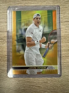 2024 Topps Chrome Tennis #92 John Isner Gold Refractor 23/50 - Bild 1 von 6