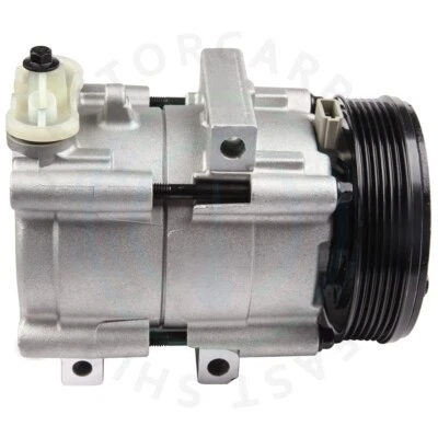 AC Compressor w/ Clutch For 2002-2004 Ford F-150 2002-2006 F-250/350 Super Duty - Image 1 of 4