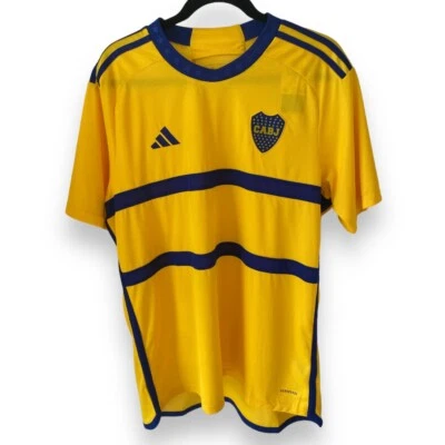 Adidas Boca Juniors 2023/24 Yellow Away Soccer Jersey Men’s Size XL - Image 1 of 4