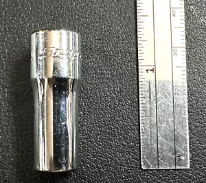 SNAP ON TMS9 1/4" Drive 6-Point SAE 9/32" Flank Drive® Semi-Deep Socket USA - Foto 1 di 6