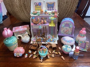 Vintage 1993 Fairy Winkles Magic Mirror Swan Flitter Huge Lot Rare Pieces Kenner - Picture 1 of 17