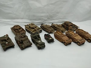 Lot Of (12) WWII German And American Vehicles Metal Miniatures - Picture 1 of 23