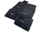 Produktbild - Fußmatten Für Maserati GranTurismo 2008-2019 Schwarz Teppiche AutoWin IT