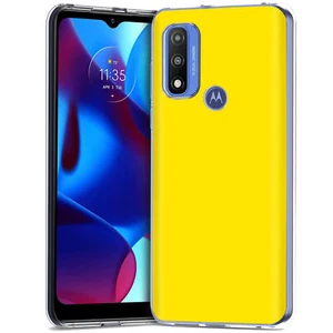 For Motorola Moto G Series, Slim Phone Cover, Yellow Print - Picture 1 of 21
