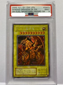 YuGiOh PSA 9 MINT G4-03 Secret Rare Winged Dragon of Ra Japanese Promo - Picture 1 of 2