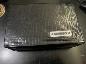 Custodia vintage per Nintendo Gameboy - finta pelle - ottime condizioni - Foto 1 di 6