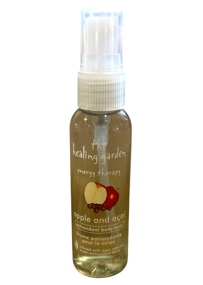 Bruma corporal antioxidante Healing Garden Energy Therapy manzana y acai 2 oz spray 1a Foto 1 de 2