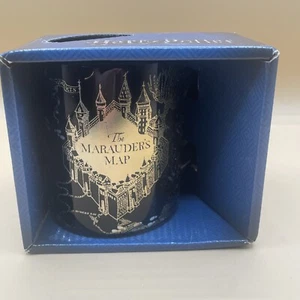 Harry Potter Mischief Managed Marauders Map Black Mug, , Iridescent Footprints - Bild 1 von 8