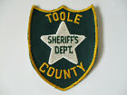 vintage 1970 era Toole County Sheriff Dept Montana Shelby Police Patch RARE